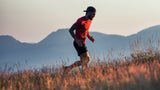 Person running and working out hard